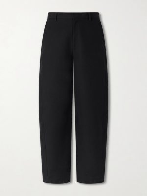 Straight-Leg Cotton-Twill Trousers Straight-Leg Cotton-Twill Trousers