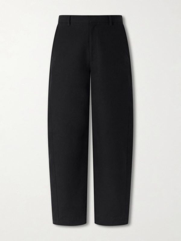 Straight-Leg Cotton-Twill Trousers Straight-Leg Cotton-Twill Trousers