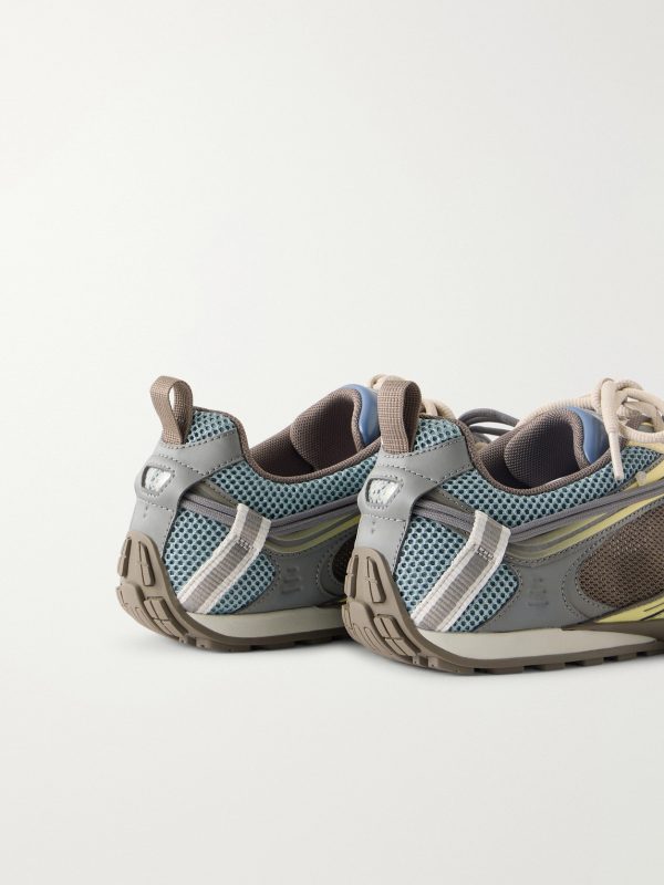 Radar Gradient Lines Mesh and Rubber Sneakers - CU Radar Gradient Lines Mesh and Rubber Sneakers - CU