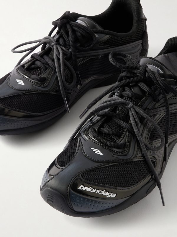 Radar Leather-Trimmed Mesh Sneakers - CU Radar Leather-Trimmed Mesh Sneakers - CU