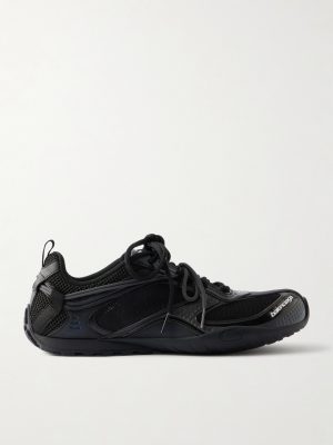 Radar Leather-Trimmed Mesh Sneakers Radar Leather-Trimmed Mesh Sneakers
