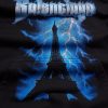 Paris Thunderstorm Distressed Logo-Print Cotton-Jersey Hoodie - CU Paris Thunderstorm Distressed Logo-Print Cotton-Jersey Hoodie - CU