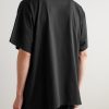 Oversized Logo-Print Cotton-Jersey T-Shirt - BK Oversized Logo-Print Cotton-Jersey T-Shirt - BK