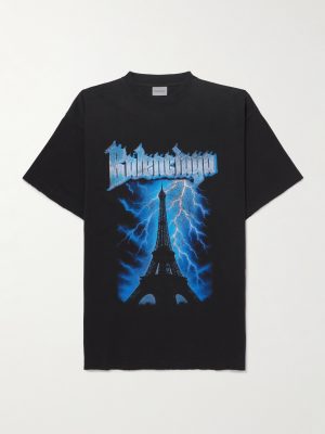 Oversized Logo-Print Cotton-Jersey T-Shirt Oversized Logo-Print Cotton-Jersey T-Shirt