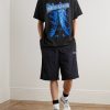 Oversized Logo-Print Cotton-Jersey T-Shirt - OU Oversized Logo-Print Cotton-Jersey T-Shirt - OU