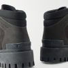 Nubuck-Trimmed Suede Lace-Up Boots - CU