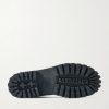 Nubuck-Trimmed Suede Lace-Up Boots - E1
