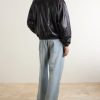 Logo-Embossed Leather Jacket - BK Logo-Embossed Leather Jacket - BK