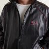 Logo-Embossed Leather Jacket - CU Logo-Embossed Leather Jacket - CU