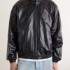 Logo-Embossed Leather Jacket - FR Logo-Embossed Leather Jacket - FR