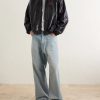 Logo-Embossed Leather Jacket - OU Logo-Embossed Leather Jacket - OU