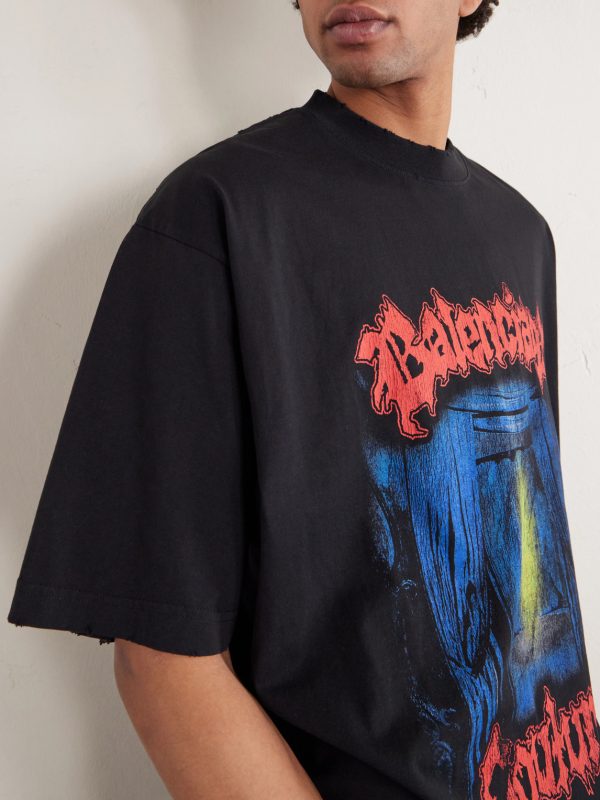 Oversized Logo-Print Cotton-Jersey T-Shirt - CU Oversized Logo-Print Cotton-Jersey T-Shirt - CU