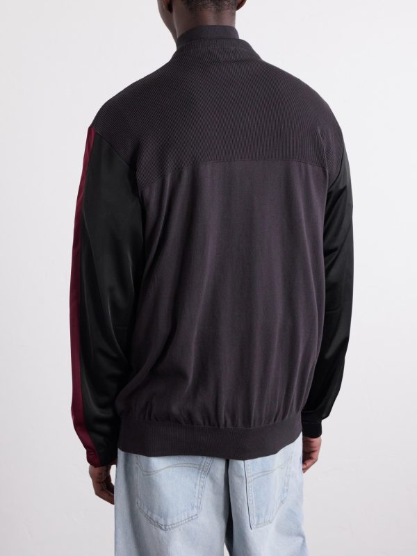 Cotton Zip-Up Sweater - BK Cotton Zip-Up Sweater - BK