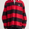 Logo-Embroidered Striped Cotton-Jersey Polo Shirt - FR Logo-Embroidered Striped Cotton-Jersey Polo Shirt - FR