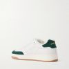 SL/61 Suede-Trimmed Leather Sneakers - BK SL/61 Suede-Trimmed Leather Sneakers - BK