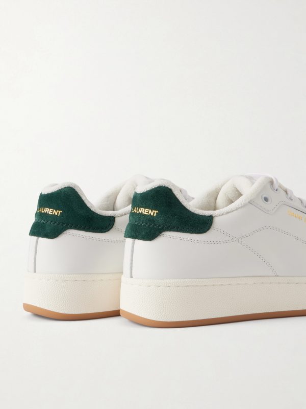 SL/61 Suede-Trimmed Leather Sneakers - CU SL/61 Suede-Trimmed Leather Sneakers - CU