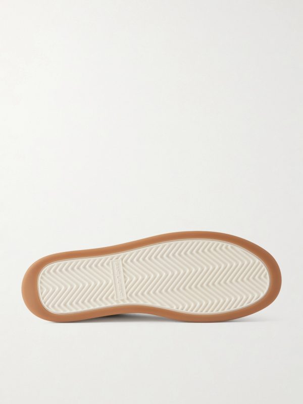 SL/61 Suede-Trimmed Leather Sneakers - E1 SL/61 Suede-Trimmed Leather Sneakers - E1