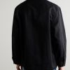 Logo-Embroidered Cotton and Linen-Blend Gabardine Overshirt - BK Logo-Embroidered Cotton and Linen-Blend Gabardine Overshirt - BK