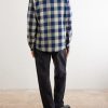 Checked Cotton-Twill Shirt - BK Checked Cotton-Twill Shirt - BK