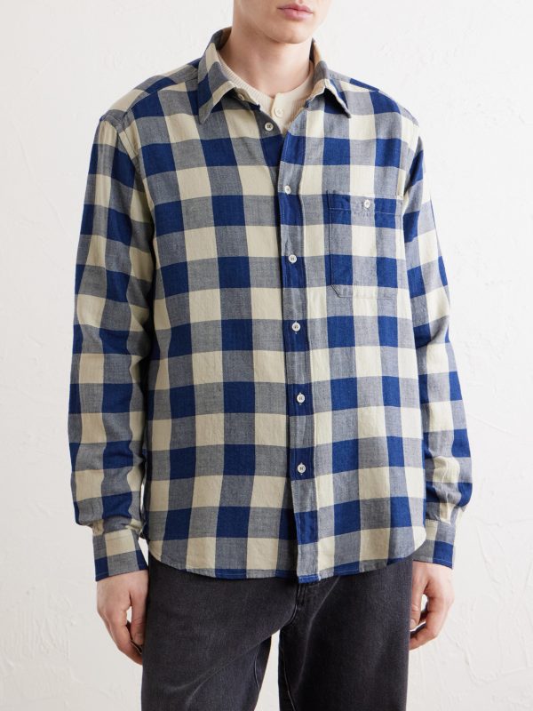 Checked Cotton-Twill Shirt - FR Checked Cotton-Twill Shirt - FR