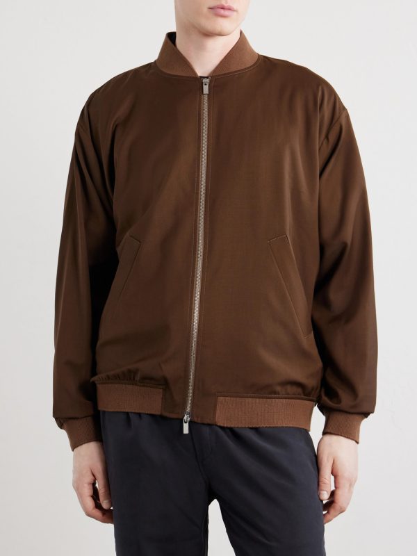 Gabier Virgin Wool Bomber Jacket - FR