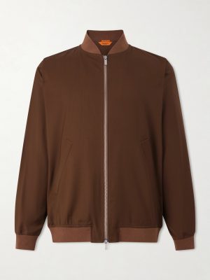 Gabier Virgin Wool Bomber Jacket