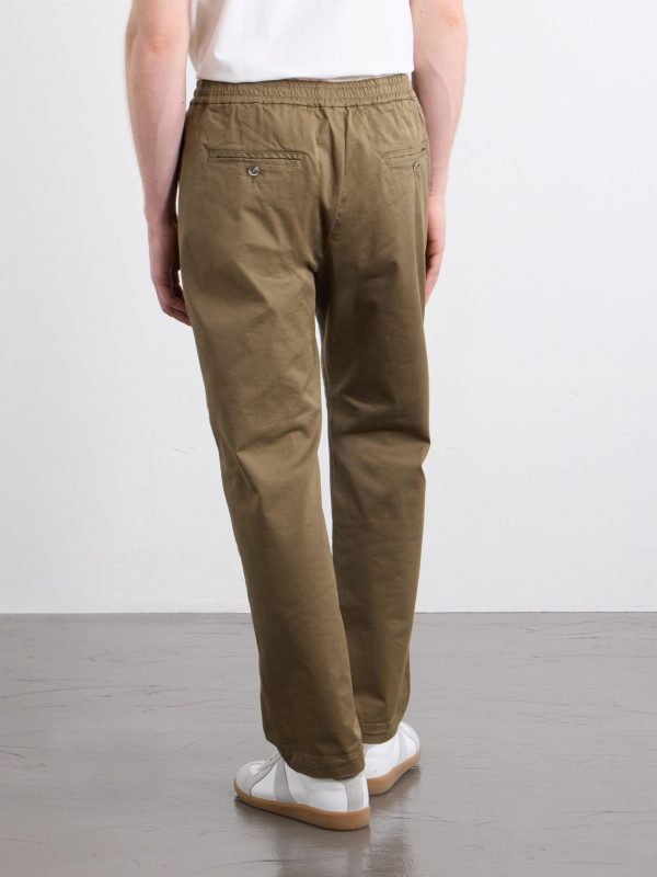 Straight-Leg Cotton-Blend Gabardine Trousers - BK Straight-Leg Cotton-Blend Gabardine Trousers - BK