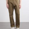 Straight-Leg Cotton-Blend Gabardine Trousers - FR Straight-Leg Cotton-Blend Gabardine Trousers - FR