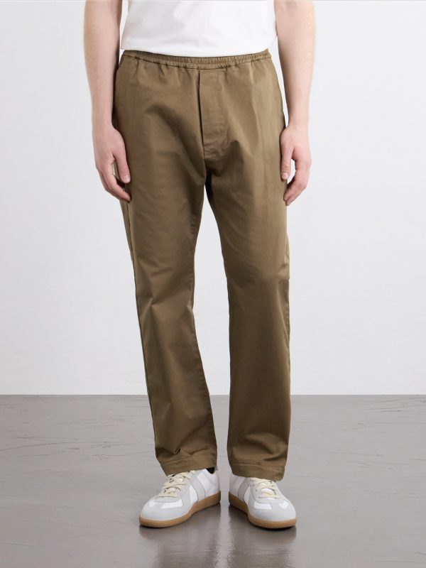 Straight-Leg Cotton-Blend Gabardine Trousers - FR Straight-Leg Cotton-Blend Gabardine Trousers - FR