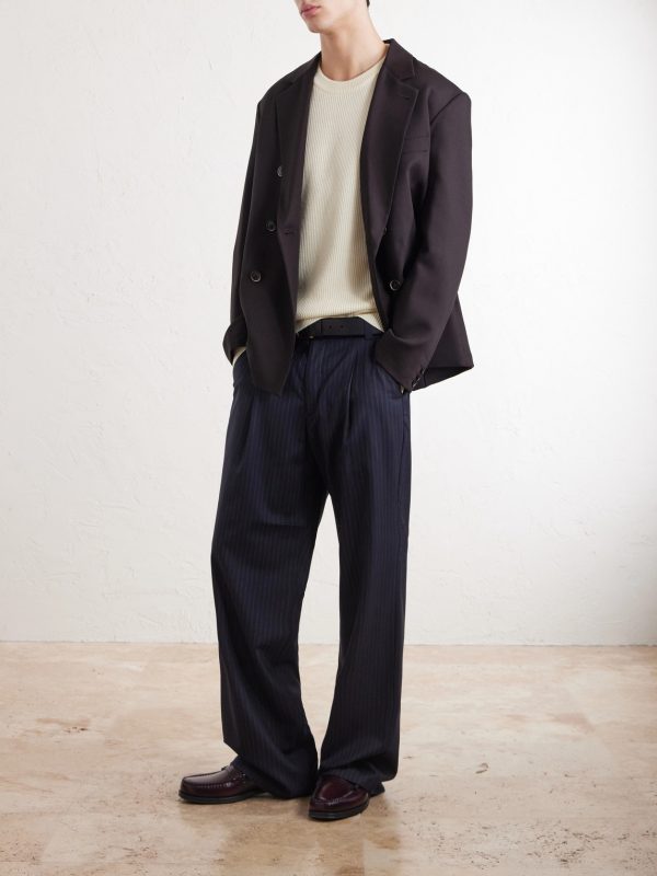 Ribbed Virgin Wool Sweater - OU