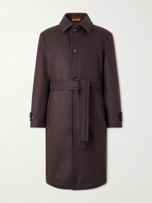 Belted Wool-Blend Coat Belted Wool-Blend Coat