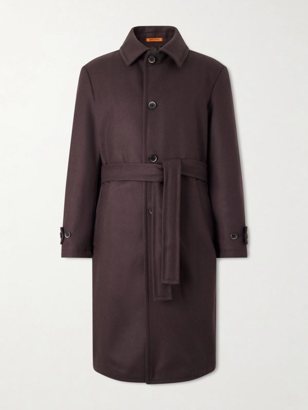 Belted Wool-Blend Coat Belted Wool-Blend Coat