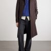 Belted Wool-Blend Coat - OU Belted Wool-Blend Coat - OU