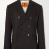 Double-Breasted Virgin Wool-Gabardine Blazer Double-Breasted Virgin Wool-Gabardine Blazer