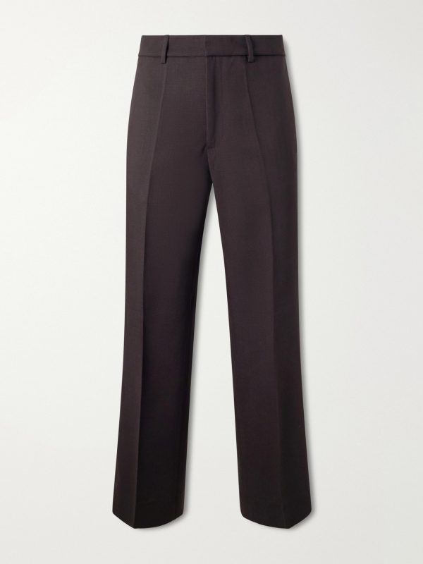 Straight-Leg Wool-Gabardine Suit Trousers Straight-Leg Wool-Gabardine Suit Trousers