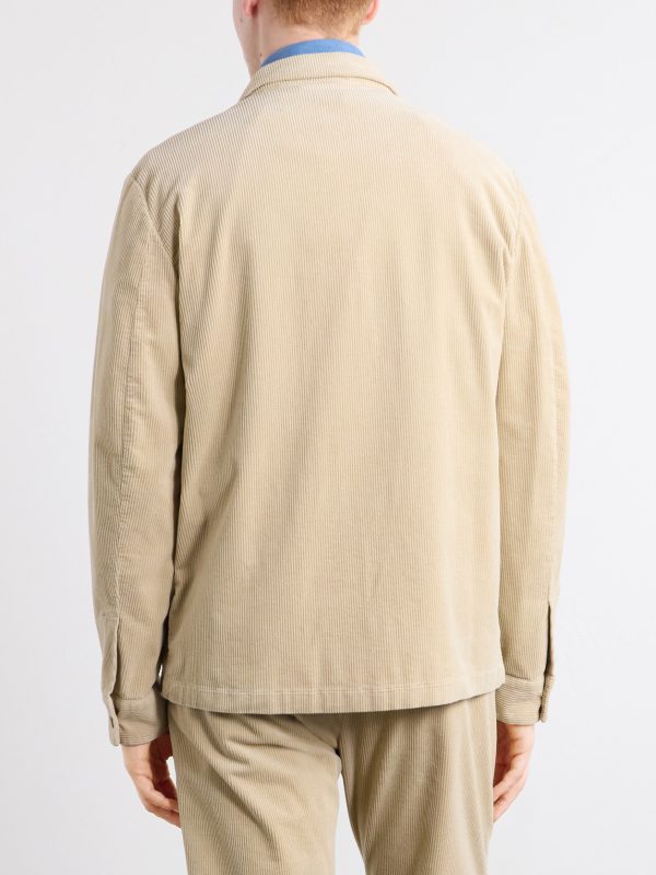 Cotton-Blend Corduroy Overshirt - BK Cotton-Blend Corduroy Overshirt - BK