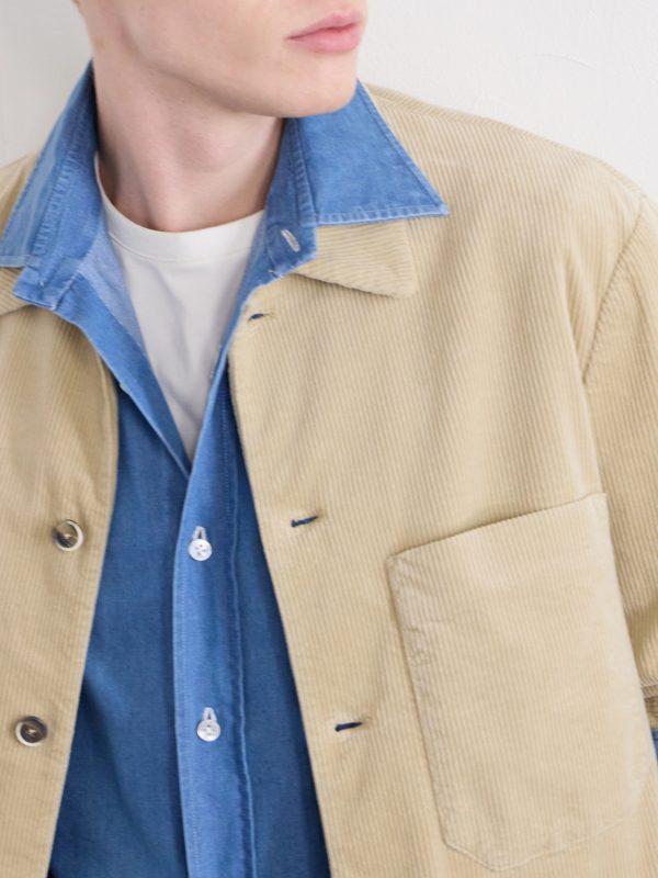 Cotton-Blend Corduroy Overshirt - CU Cotton-Blend Corduroy Overshirt - CU
