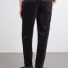 Straight-Leg Pleated Courduroy Trousers - BK Straight-Leg Pleated Courduroy Trousers - BK