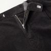 Straight-Leg Pleated Courduroy Trousers - E1 Straight-Leg Pleated Courduroy Trousers - E1