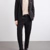 Straight-Leg Pleated Courduroy Trousers - OU Straight-Leg Pleated Courduroy Trousers - OU