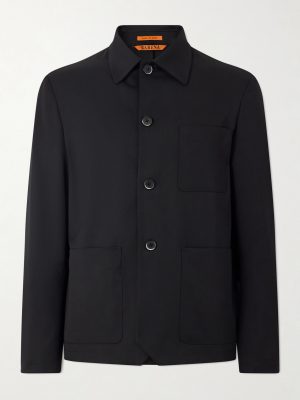 Wool-Blend Gabardine Overshirt Wool-Blend Gabardine Overshirt