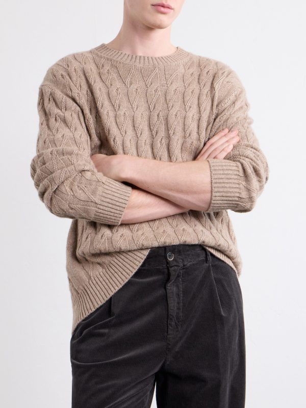 Straight-Leg Pleated Cotton-Blend Corduroy Trousers - CU