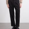 Straight-Leg Pleated Cotton-Blend Corduroy Trousers - FR