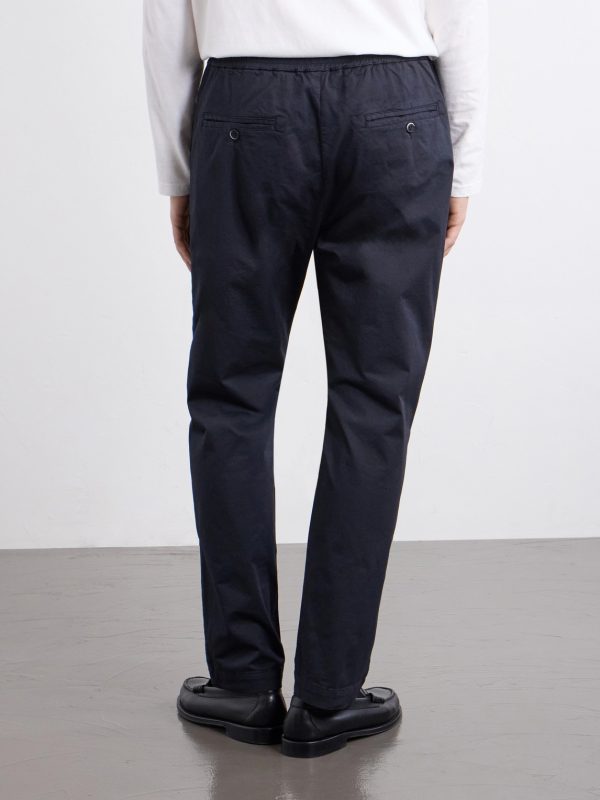Straight-Leg Cotton-Blend Gabardine Trousers - BK Straight-Leg Cotton-Blend Gabardine Trousers - BK