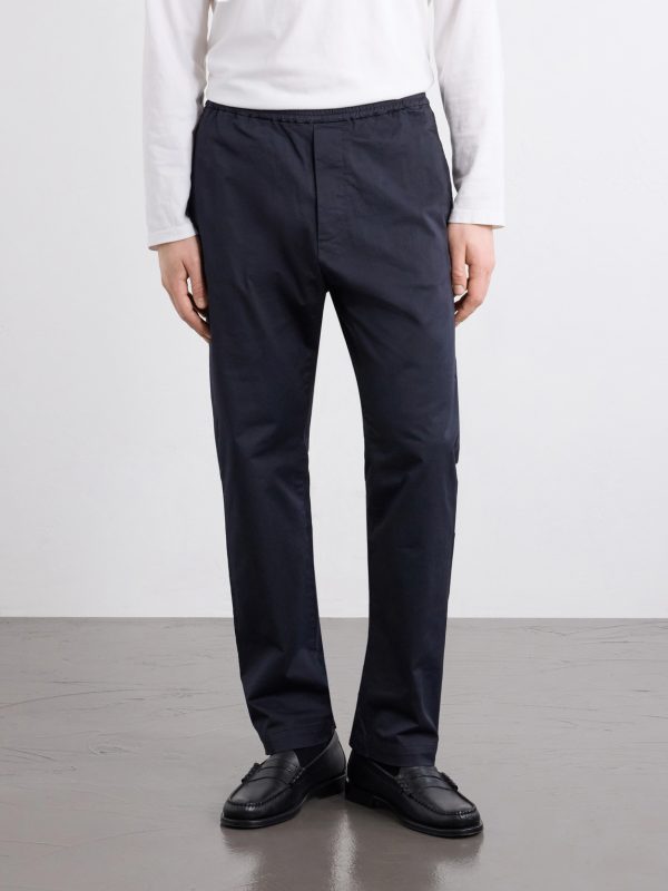 Straight-Leg Cotton-Blend Gabardine Trousers - FR Straight-Leg Cotton-Blend Gabardine Trousers - FR