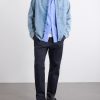 Straight-Leg Cotton-Blend Gabardine Trousers - OU Straight-Leg Cotton-Blend Gabardine Trousers - OU