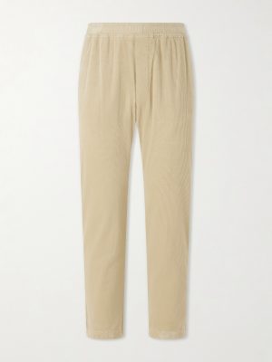 Straight-Leg Cotton-Blend Corduroy Trousers Straight-Leg Cotton-Blend Corduroy Trousers