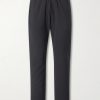 Riobarbo Straight-Leg Virgin Wool Drawstring Trousers Riobarbo Straight-Leg Virgin Wool Drawstring Trousers