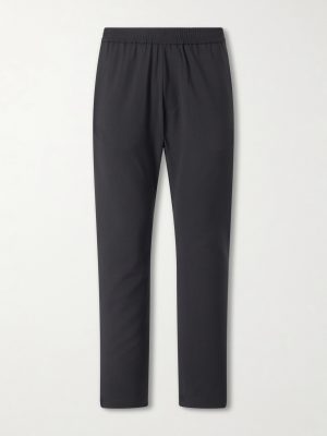 Riobarbo Straight-Leg Virgin Wool Drawstring Trousers Riobarbo Straight-Leg Virgin Wool Drawstring Trousers