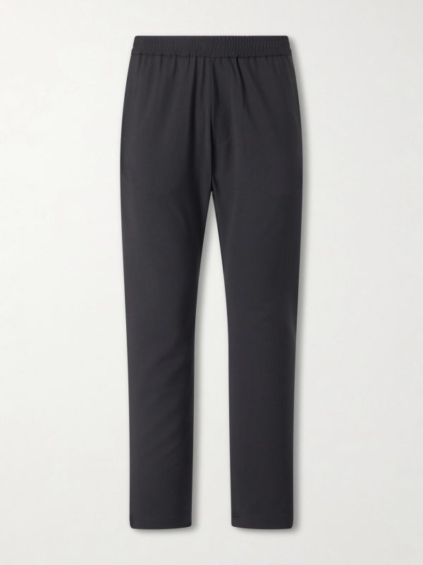Riobarbo Straight-Leg Virgin Wool Drawstring Trousers Riobarbo Straight-Leg Virgin Wool Drawstring Trousers